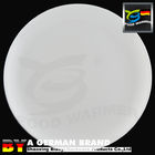 Sturdy Ceramic Chafing Dish , White Porcelain Tableware Standard 10" Round